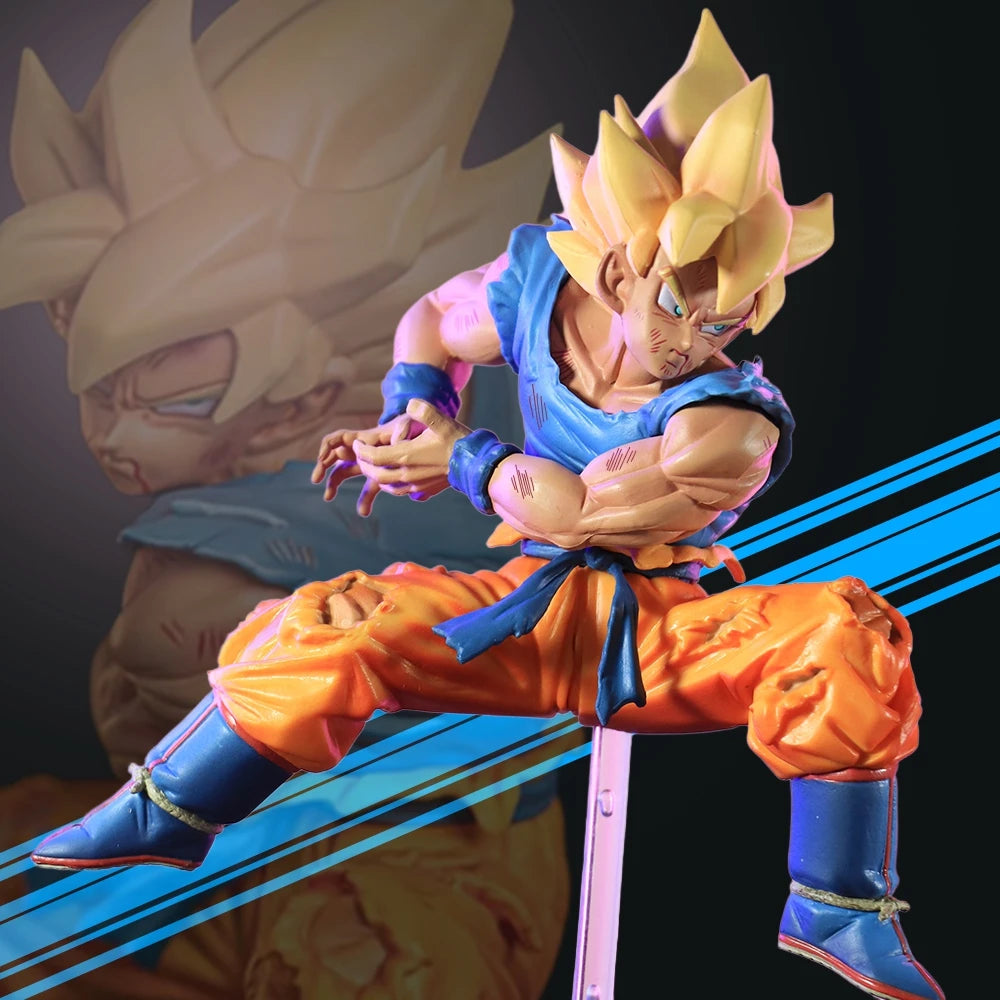 Super Saiyan Son Goku Kamehameha Figure – 22cm Dragon Ball Z PVC Action Statue - Image 3