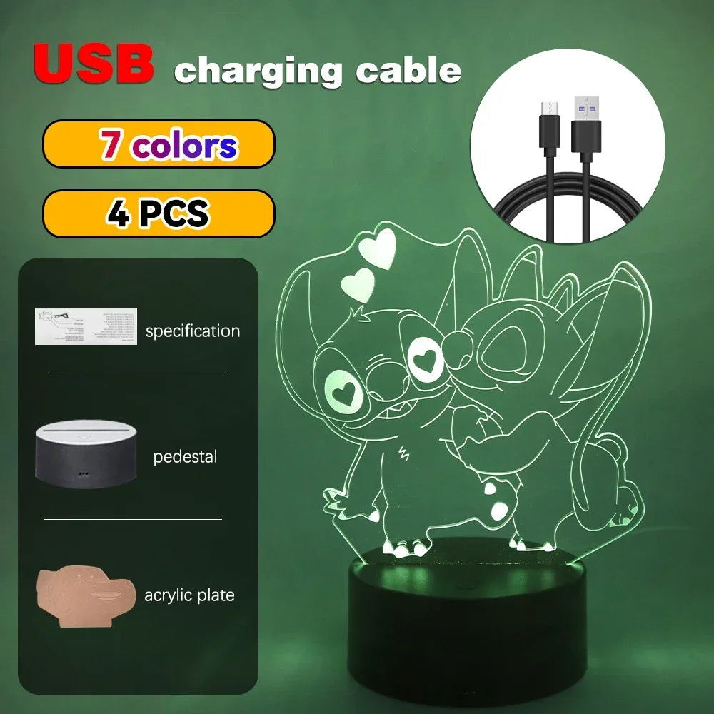 3D Illusion Stitch LED Night Light - Image 15