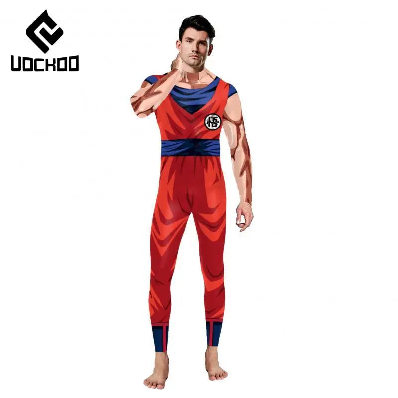 Japanese Anime Vegeta Cosplay Costume – Adult Superhero Bodysuit for Carnival & Comic Con - Image 5