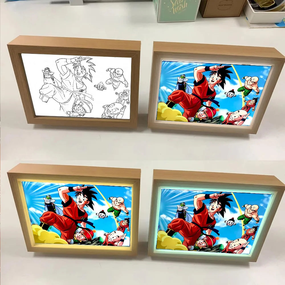 Dragon Ball Light Painting Photo Frame LED Night Light - Image 5