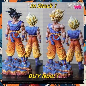 35cm JT Dragon Ball Son Goku Figure – 2 Heads PVC Model