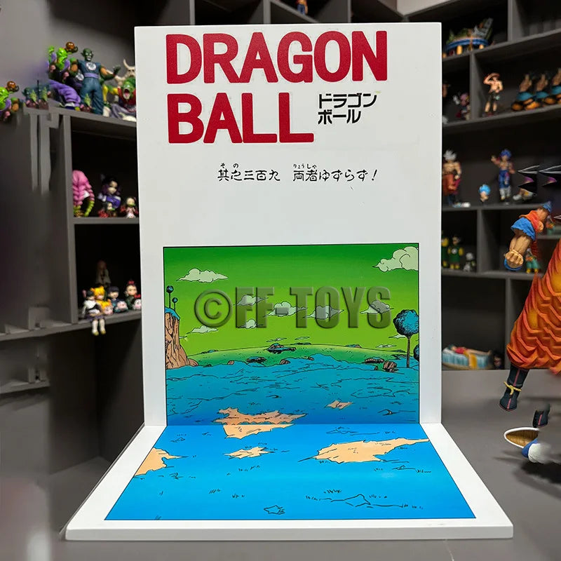 Namek Planet Wooden Display Base – 36×30cm Dragon Ball Z Scene Background - Image 6