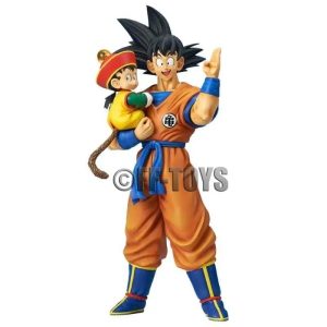 Son Goku with Gohan Figure – 30cm Dragon Ball PVC Action Statue