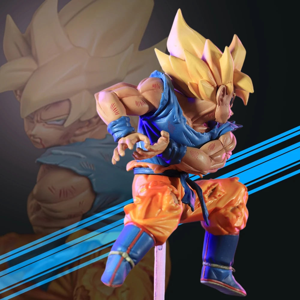 Super Saiyan Son Goku Kamehameha Figure – 22cm Dragon Ball Z PVC Action Statue - Image 4