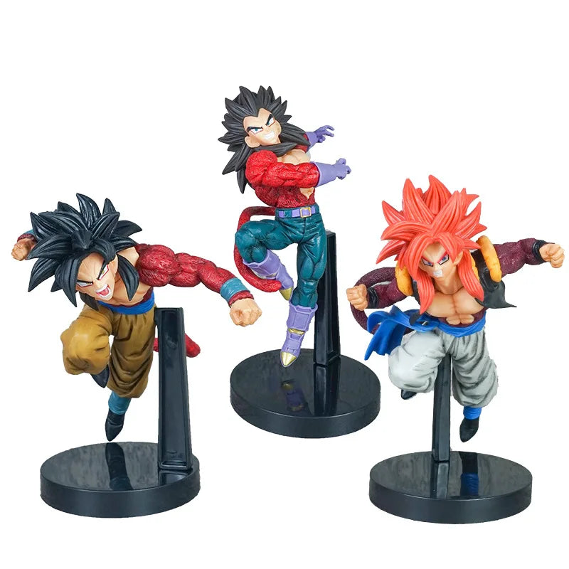 New Dragon Ball GT Super Saiyan 4 Gogeta Anime Figure - Image 4