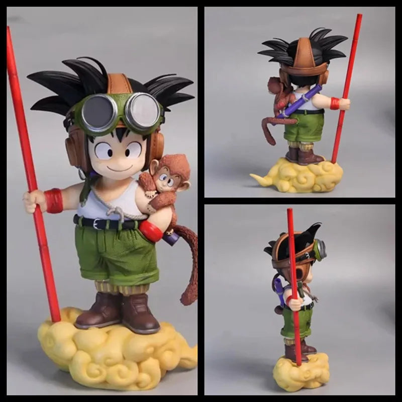 New 16cm Anime Dragon Ball Son Goku Figure With Monkey Kid Goku - Image 5