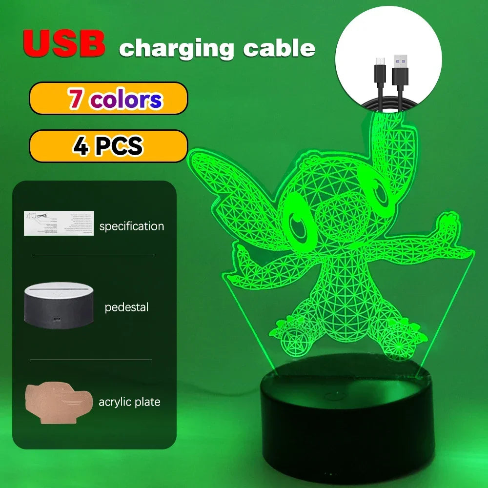3D Illusion Stitch LED Night Light - Image 18