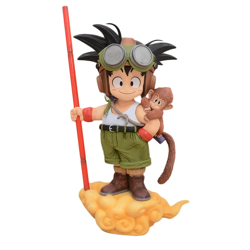 New 16cm Anime Dragon Ball Son Goku Figure With Monkey Kid Goku - Image 6