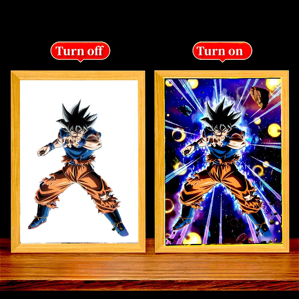 Dragon Ball Light Painting Photo Frame LED Night Light - Image 13