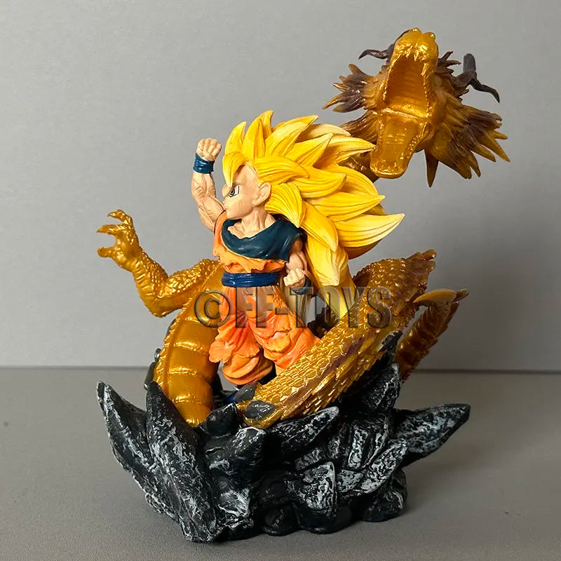 Q Version Dragon Ball Z Figure SSJ3 Goku - Image 5